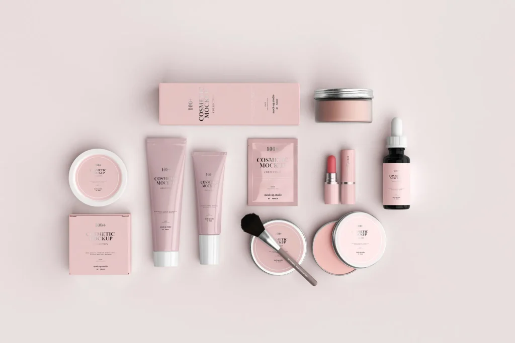 Minimalist Cosmetic Product Mockup Collection